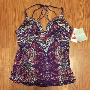 NWT Athleta Aqualux print Tankini